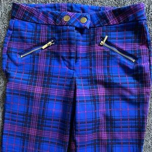 Time and tru Blue Plaid pants